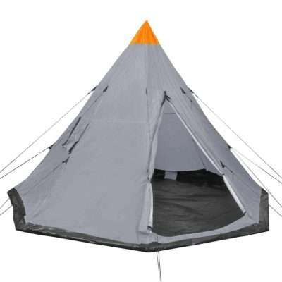 Tenda per 4 Persone Grigio