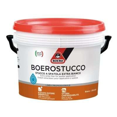 BOEROSTUCCO STUCCO A SPATOLA EXTRABIANCO CARTEGGIABILE A SECCO
