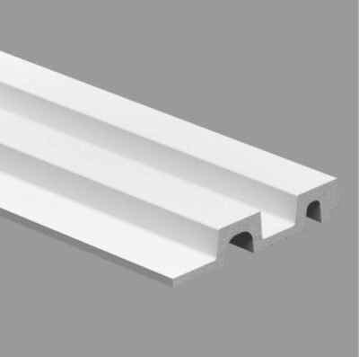 JC1047-W Listellato in polimeri 120x21x2800 mm BIANCO