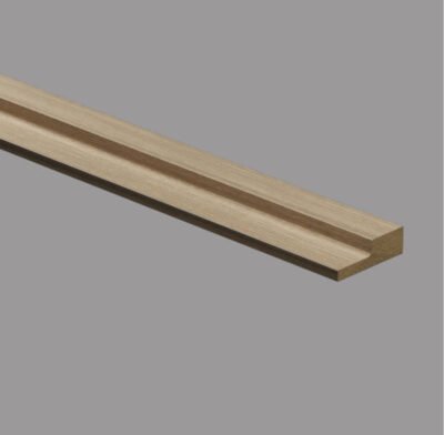 JC1068 Profilo di chiusura in polimeri 40x12x2800 mm ROVERE SBIANCATO