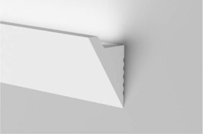 JX137 Cornice in polimero alloggio LED 60x37x2000 mm