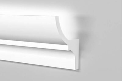 JX90 Cornice in polimero alloggio LED 70x40x2000 mm