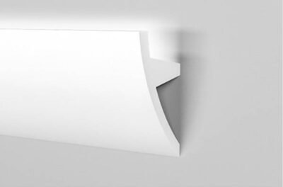 JX74 Cornice in polimero alloggio LED 75x35x2000 mm