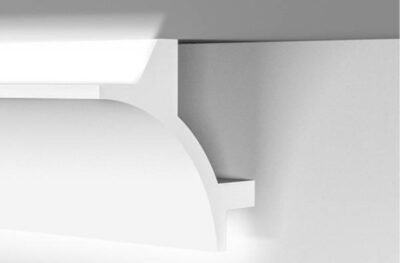 JX87 Cornice in polimero alloggio LED 90x90x2000 mm