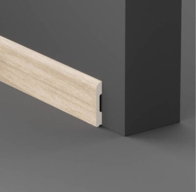 JC751 Battiscopa in polimero 68x10x2000 mm Rovere Sbiancato