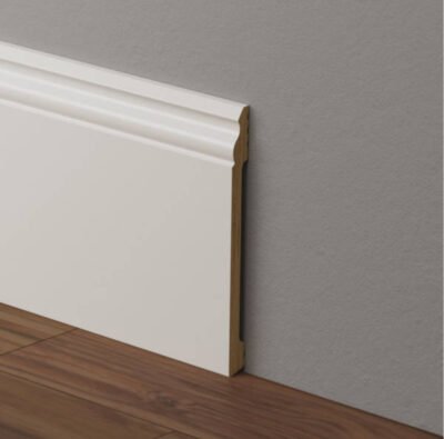 JT1198 Battiscopa in polimero 170x14x2000 Effetto legno bianco