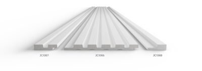 JC1066-W1T Listellato in polimeri 160x12x2800 mm BIANCO VENATO - immagine 5