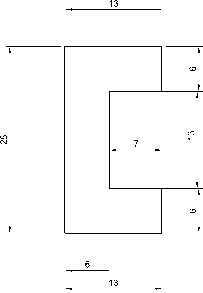 JX107 Battiscopa in polimero 25x13x2000 mm - immagine 2