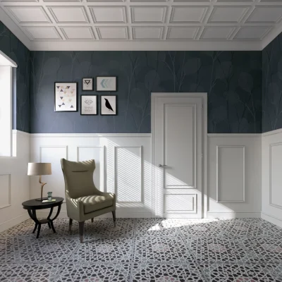 KT110-4517 Kit cornice parete 45 x 170 cm - immagine 3