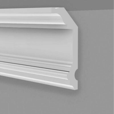 JX158 Guscio soffitto in polimero 120x50x2000 mm