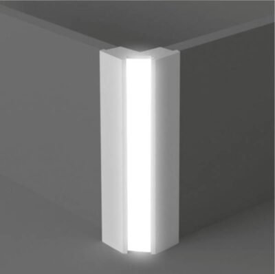 JX187 Cornice in polimero ad incasso LED 31x59x2700 mm