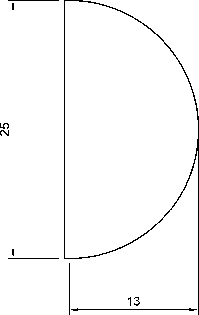 JX252 Cornice in polimero 25x13x2000 mm - immagine 2