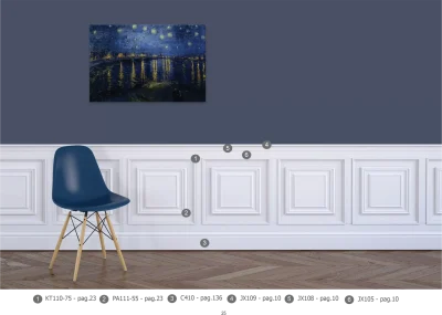 KT110-1017 Kit cornice parete 100 x 170 cm - immagine 4