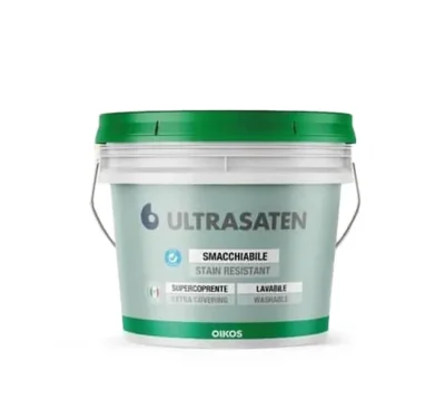 ULTRASATEN ECOLOGICO OIKOS SMALTO MURALE ULTRASMACCHIABILE