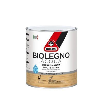 BIOLEGNO AD ACQUA COLORATO BOERO impregnante protettivo all'acqua