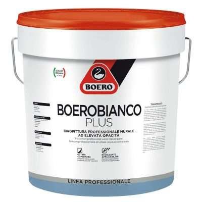 BOEROBIANCO PLUS IDROPITTURA TRASPIRANTE MURALE, PROFESSIONALE, ELEVATA OPACITÀ