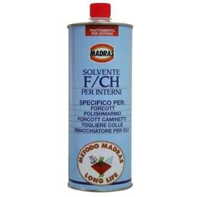 F/CH INTERNI 1 Litro Solvente specifico per Forcott, Polishmarmo, Forcott Caminetti e Top, per togliere colle e smacchiare da olii