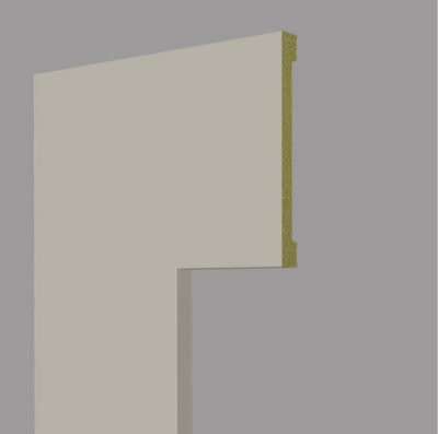 JH27 Cornice in polimero per esterno 185x18x2500 mm decorest