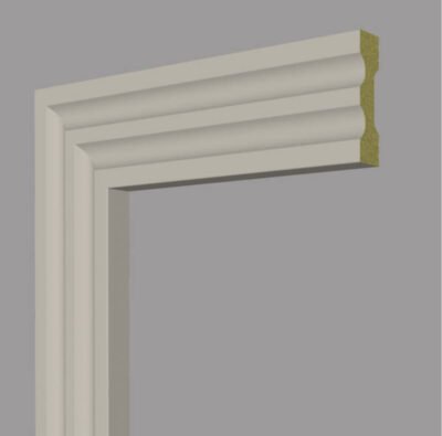 JH17 Cornice in polimero per esterno 80x20x2500 mm decorest