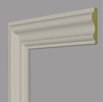 JH28 Cornice in polimero per esterno 80x22x2500 mm decorest