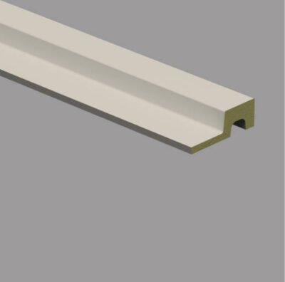 JE1064 Profilo di chiusura in polimero per esterno 63x21x2800 mm