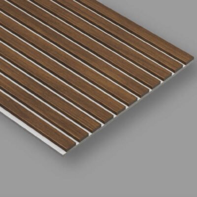 Pannello Fonoassorbente 270 cm x 60 cm NOCE su PET BIANCO