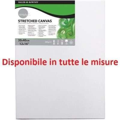 Tela Daler Rowney Simply Stretched Canvas In Varie Misure