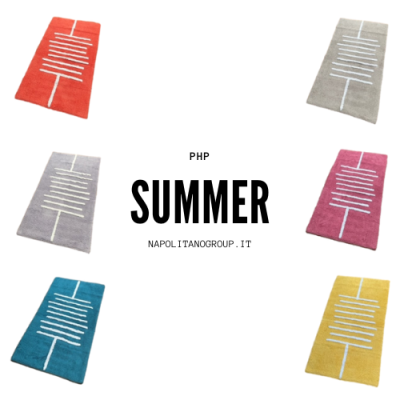 Php SUMMER seleziona dimensioni e colori tappeti per bagno