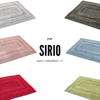 Php SIRIO seleziona dimensioni e colori tappeti per bagno