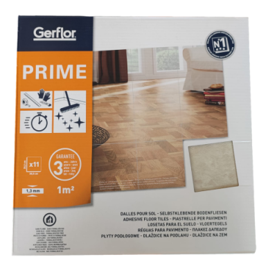 PACCO DI 1 MQ MATTONELLA ADESIVA IN PVC -MARBLE BEIGE 30,5X30,5CM SPES. 0,13mm