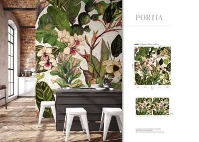 Parato on demand personalizzabile Portia serie Gallery