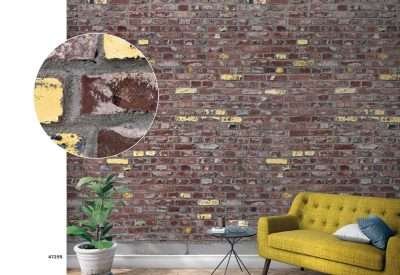 Parato on demand personalizzabile BrickPrint serie Easy