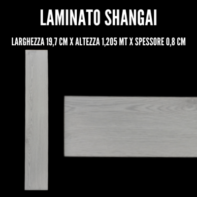 Laminato Shangai LARGHEZZA 19,7 CM X ALTEZZA 1,205 MTX SPESSORE 0,8 CM
