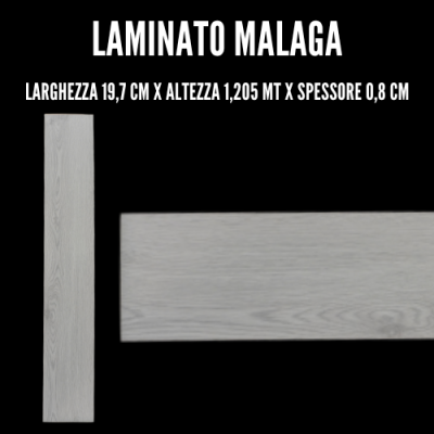 Laminato Malaga LARGHEZZA 19,7 CM X ALTEZZA 1,205 MT X SPESSORE 0,8 CM