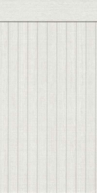 Parato effetto Boiserie Doghe Bianco 5 Metri ( Lunghezza ) X 1,06 Metri ( Altezza ) a rotolo - immagine 2