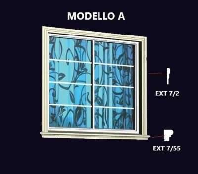 CORNICE EPS per ESTERNO mis. 7x2x200 cm - immagine 2