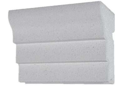 CORNICE EPS per ESTERNO MARCAPIANO mis. 11x7x200 cm