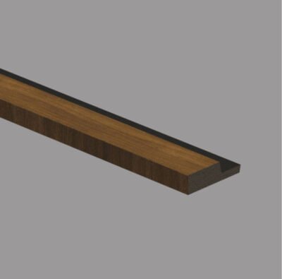 JC1021 Profilo di apertura in polimeri 42x12x2800 mm ROVERE CALDO