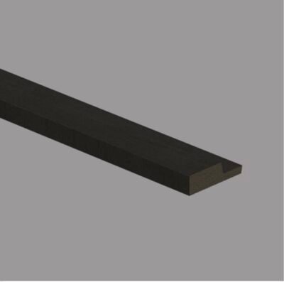 JC1021 Profilo di apertura in polimeri 42x12x2800 mm BLACK OAK