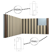 Iniziali e finali per doghe