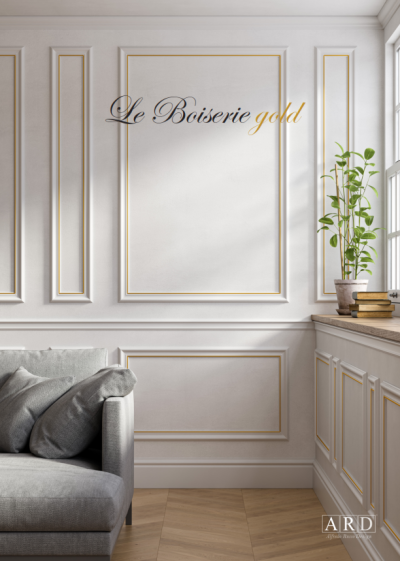 Boiserie KT2223-120 Kit pre-tagliato 4 x 120 cm Linea Oro