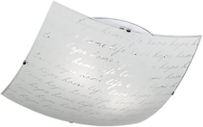 PLAFONIERA SIGNA DECORO FIRMA E27 40X40 CM