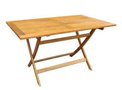 TAVOLO LEGNO RETTANGOLARE PIEGHEVOLE CM 140X80X72