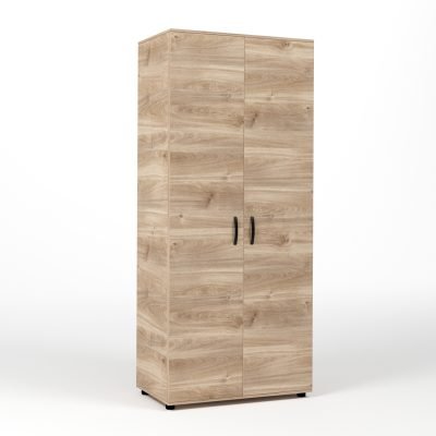 KIT ARMADIO 2 ANTE  80X52X205 CM ROVERE M. K358