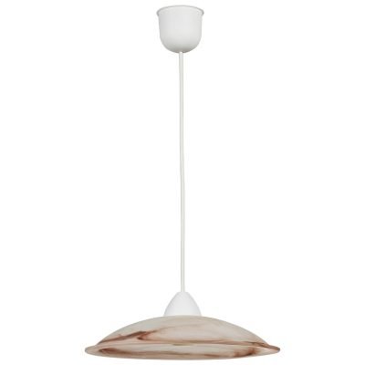 LAMPADA SOSP DUNA 30 1XE27 ALABASTRO TABACCO