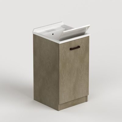 LAUNDRY LAVATOIO 1A 47X50X86 CM ARGILLA