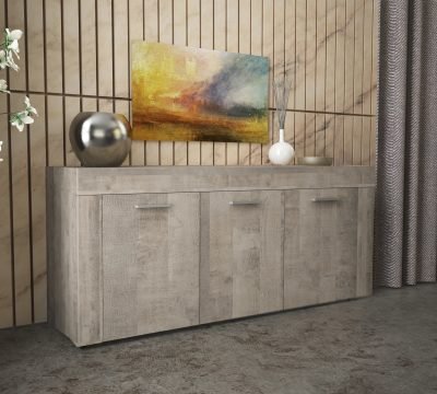 KIT MADIA 3 ANTE 150X41X82 CM ROVERE PL.