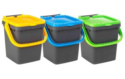 PATTUMIERA  35 L ECOPLUS C/MANIGLIA KIT 3 PEZZI