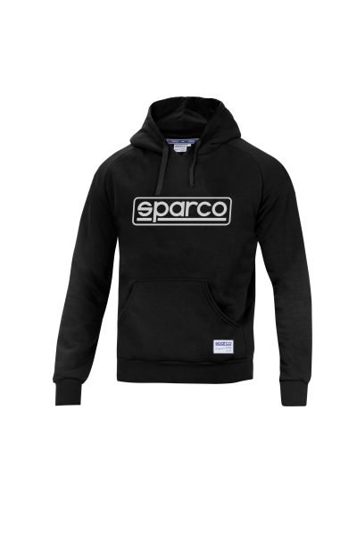 SPARCO FELPA HOODIE FRAME NERO TG L
