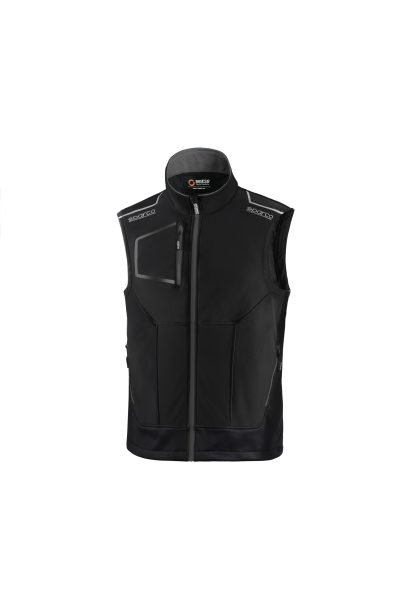 SPARCO GILET ILLINOIS BLACK GREY TG S